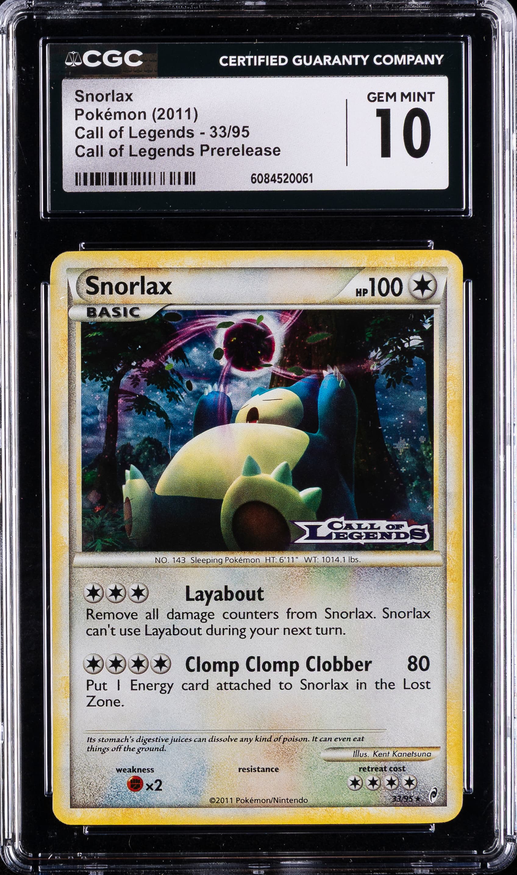 Snorlax · Call of Legends - English · #33/95