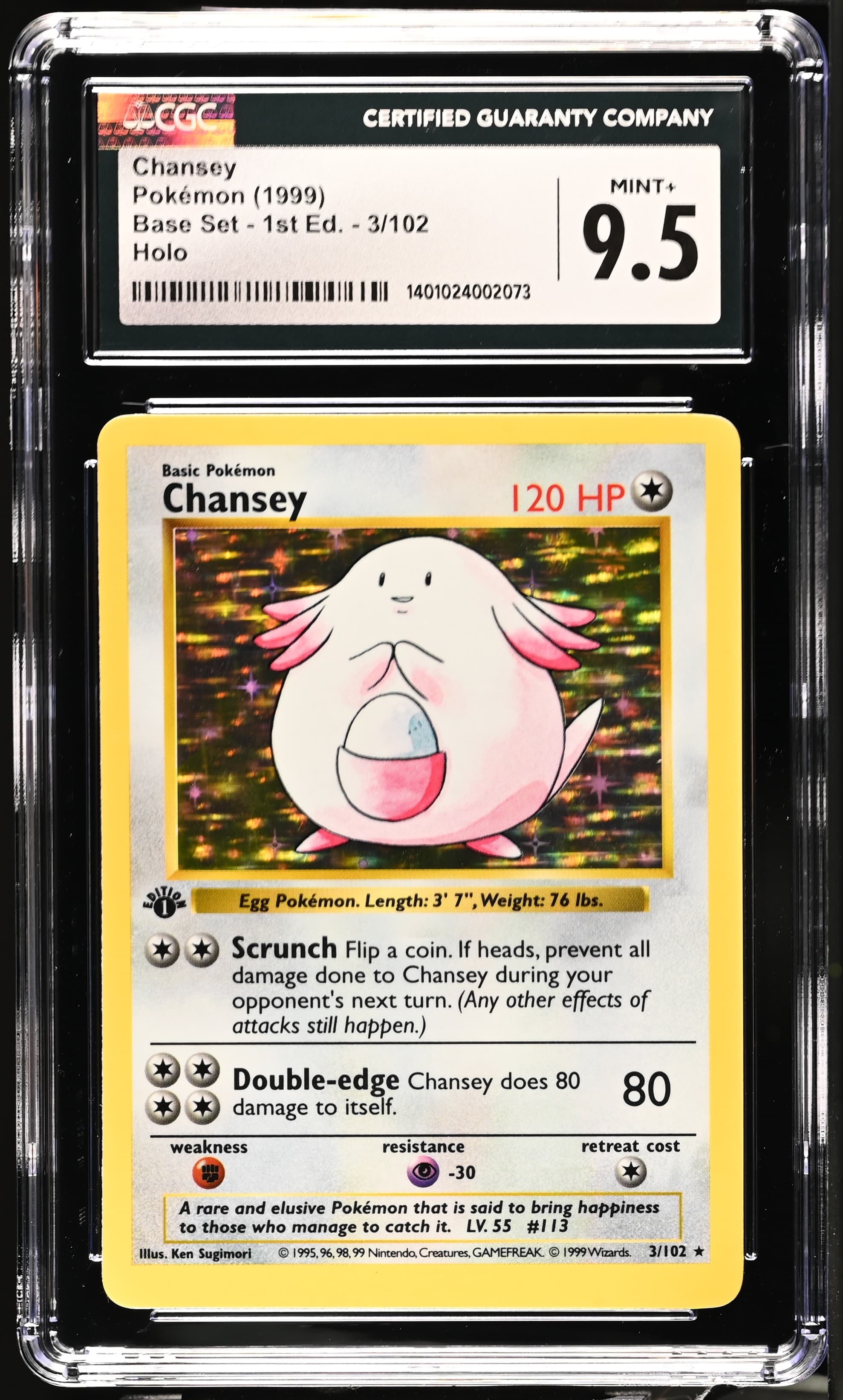 Chansey · Base Set - 1st Edition - English · #3/102