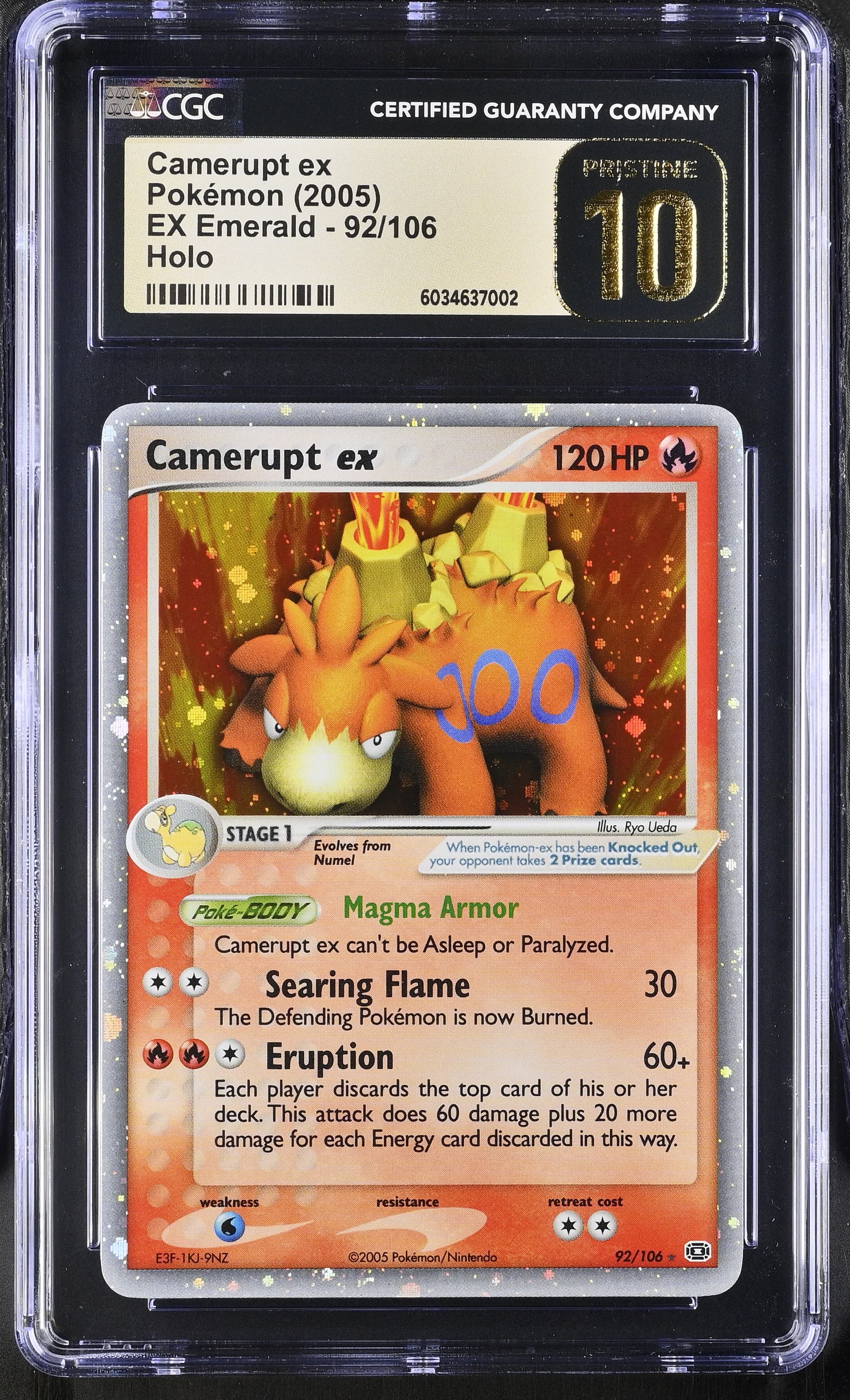 Camerupt ex · EX Emerald - English · #92