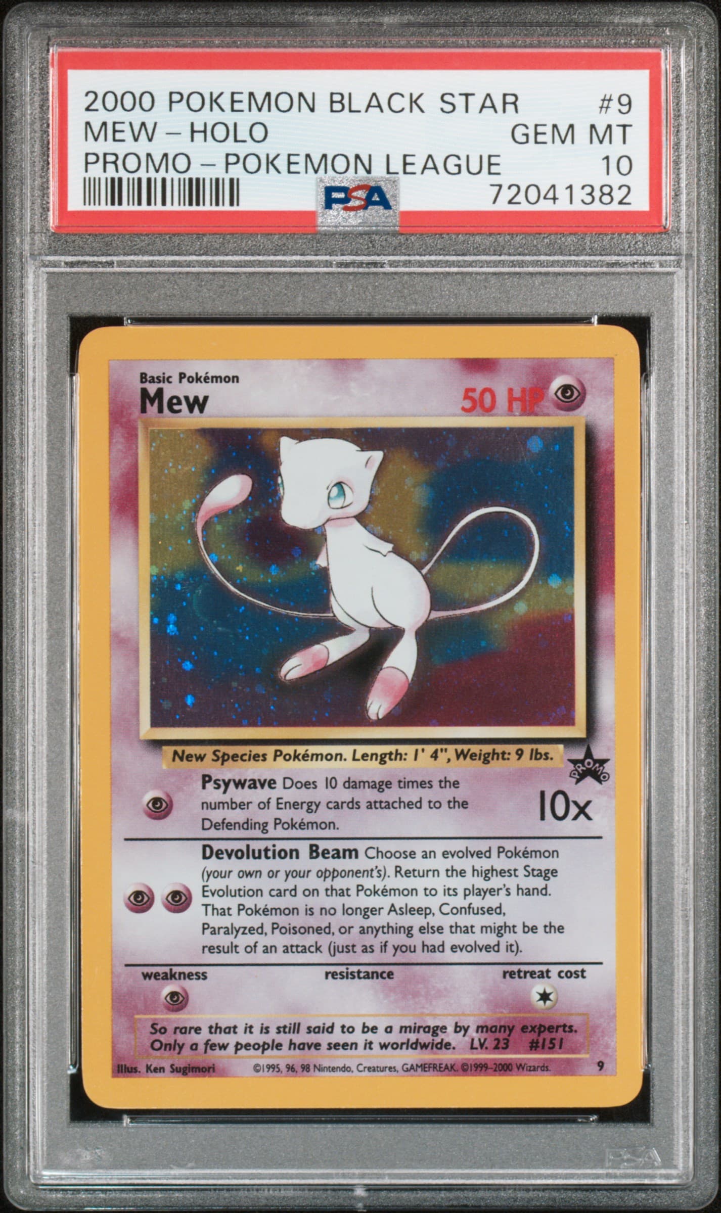 Mew-Holo · Pokemon Promo Black Star · #9